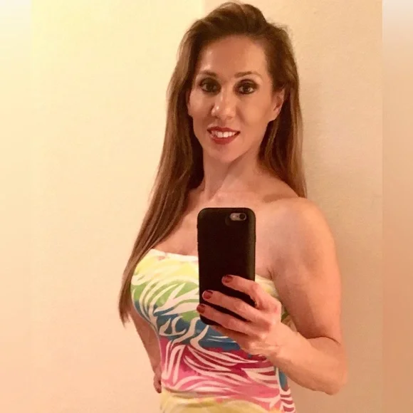 Strapless spring color top - Picture 7 of 7